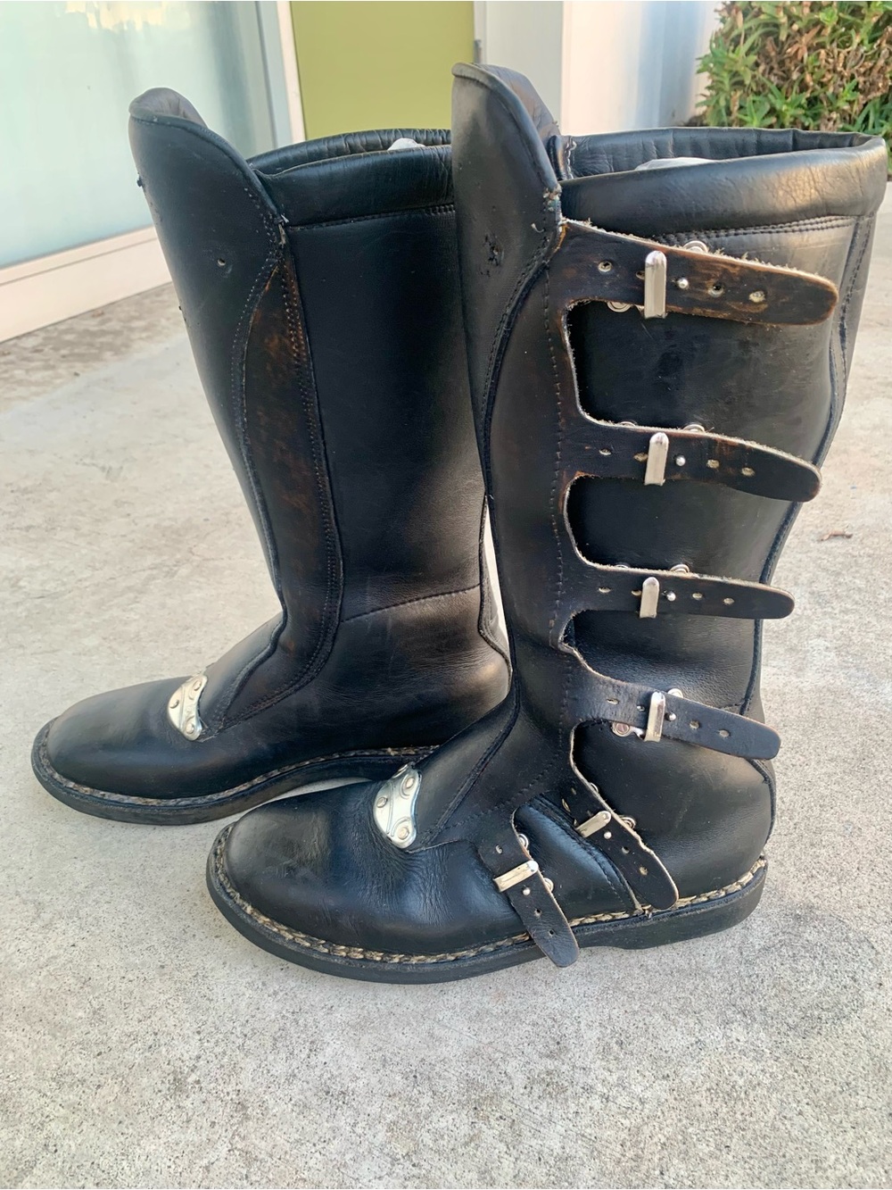 Vintage pair of Malcolm Smith x Early Alpinestars Motocross Boots in size 11.5
